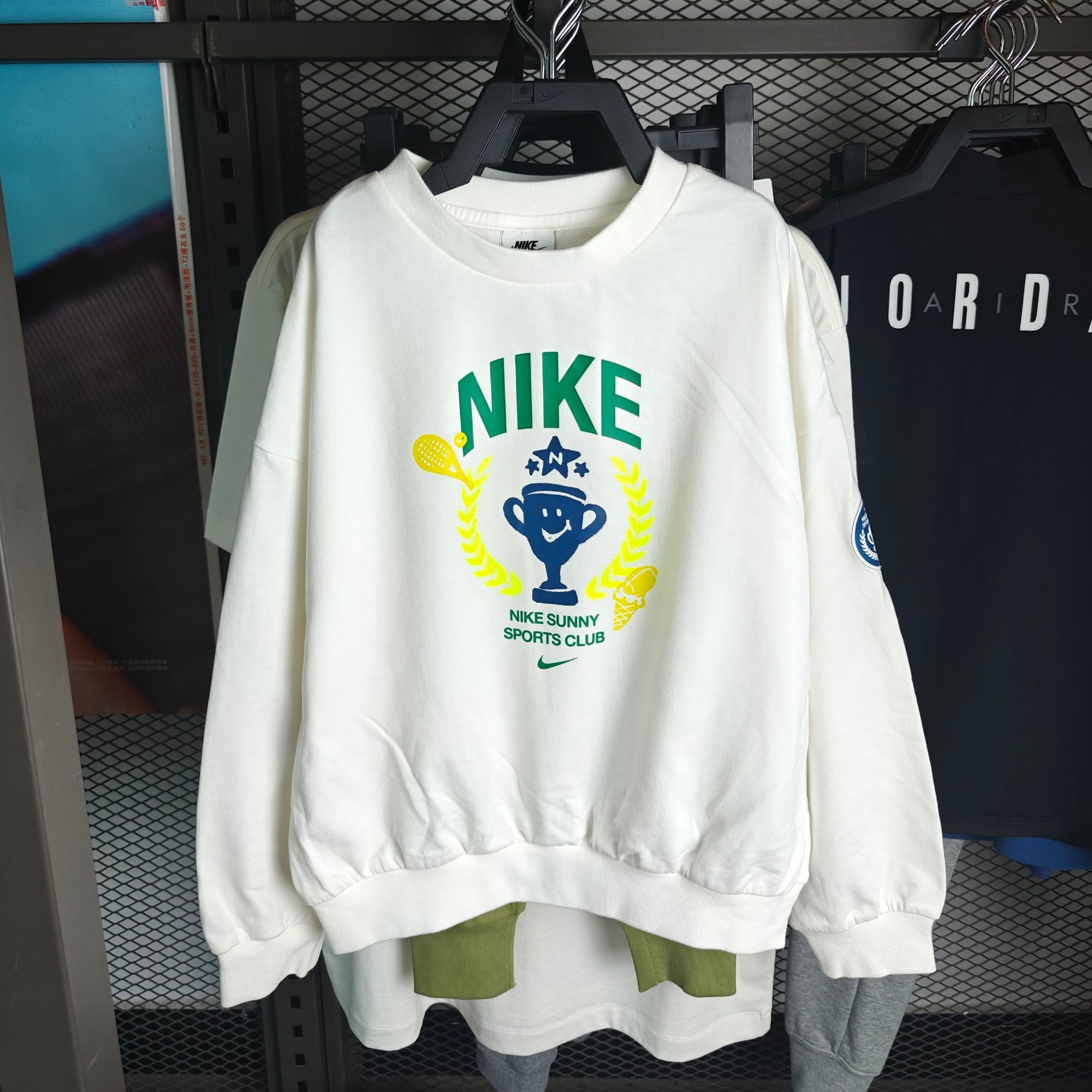 NIKE耐克卫衣运动休闲针织圆领大童套头衫HM4645-133 DIG XL HM4645-133