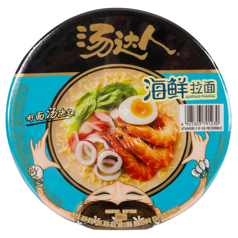 统一汤达人海鲜碗120g