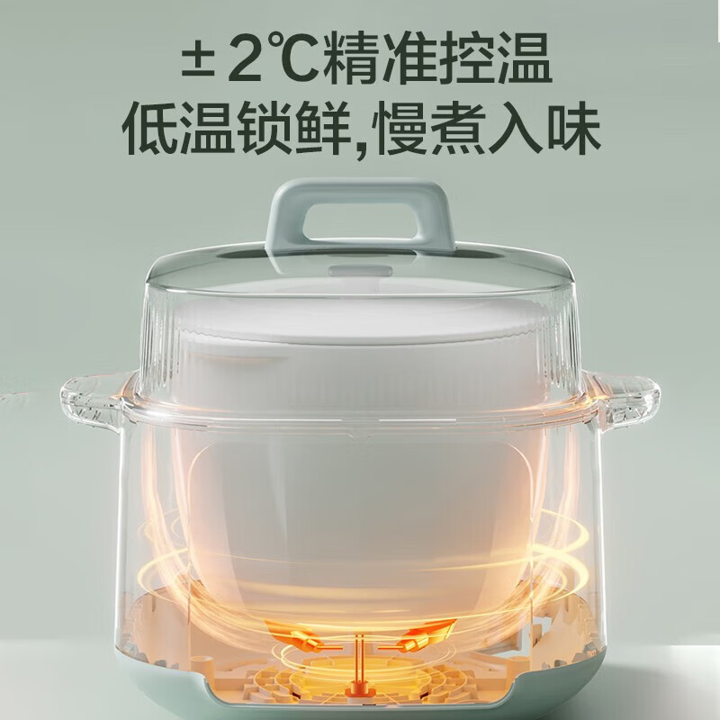 苏泊尔(SUPOR)电炖锅6.5L大容量 电炖盅煲汤锅 炖汤锅 燕窝炖盅 隔水炖锅可蒸可炖 一蛊五胆DZ45FC865高清大图