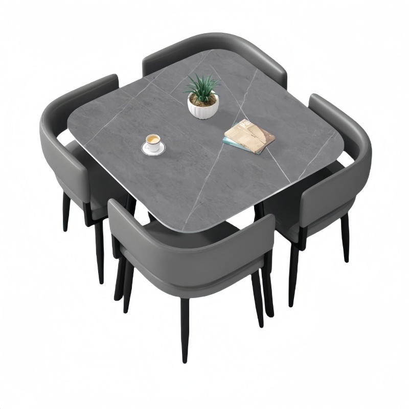 悦兴诚洽谈桌 一桌4椅90*75cm 套高清大图