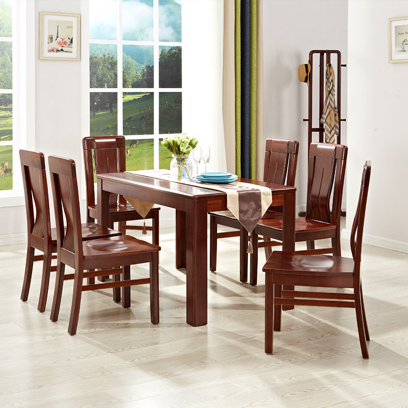 光明家具 进口白蜡木全实木餐桌长方形餐桌 现代中式餐桌餐台饭桌108b