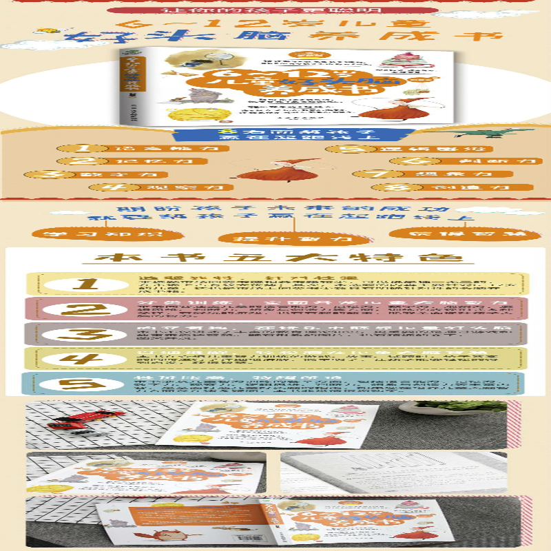 【M】6~12岁儿童好头脑养成书-9787554610046