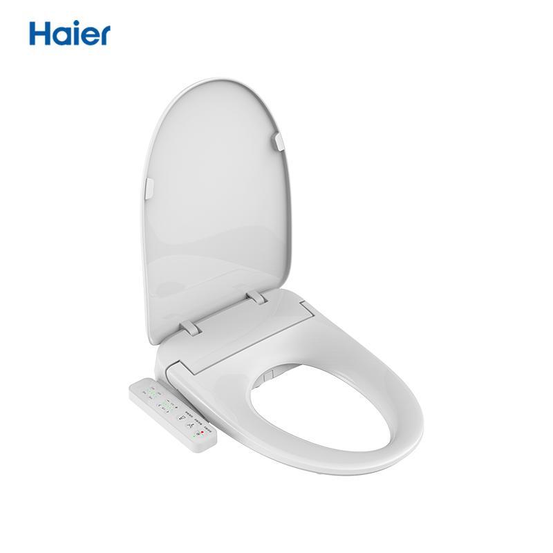 海尔(Haier) 全自动即热式V形纤薄女性清洗喷嘴自洁座圈抗菌智能马桶盖板坐便器洁身器 VT-100