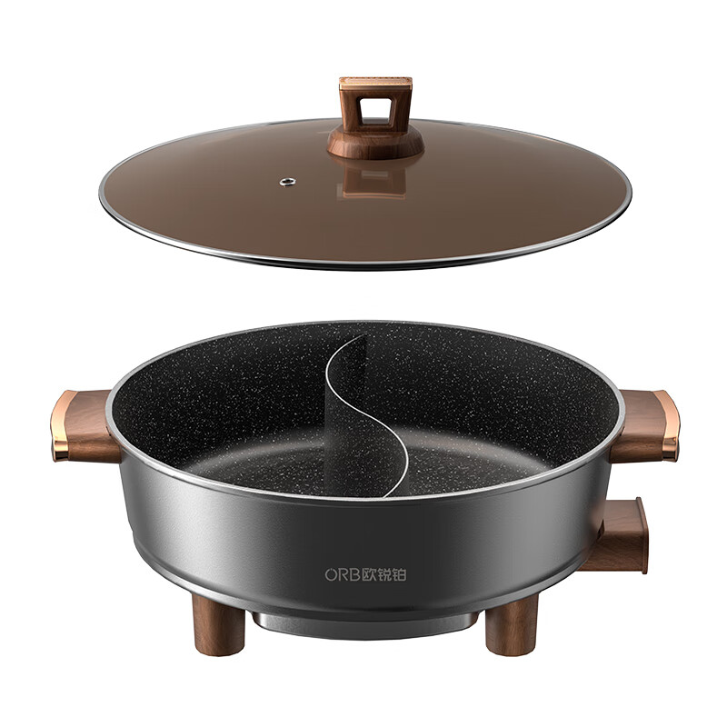 欧锐铂 ORB-1394 雅典娜-多功能鸳鸯电火锅高清大图