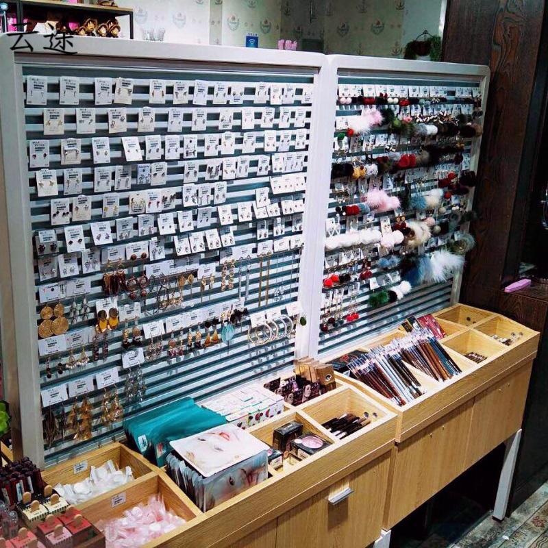 肃音展柜耳环柜优品耳环架饰品架展示架子展示柜双面产品货架饰品展示架落地木质定制 价格图片品牌报价 苏宁易购云途家装建材专营店