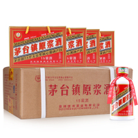瀑台（PUTAI）窖藏小酒茅台镇原浆酒酱香型白酒53度纯粮食坤沙年份陈酿老酒整箱125ml*24小瓶装