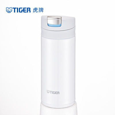 虎牌(tiger)保温杯 MMX-A20C 白色WW 304不锈钢轻量便携水杯 可爱迷你弹盖杯子