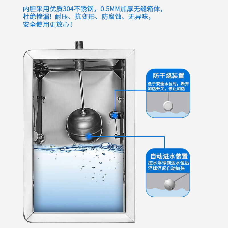 康佳(KONKA)KW-15032数显豪华款 商用开水器15KW全自动不锈钢饮水机学校工厂奶茶店电热开水机150L/H