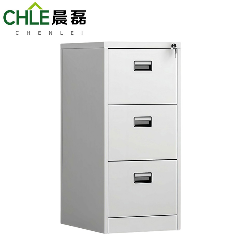 晨磊 抽屉柜 三斗灰白色 台高清大图