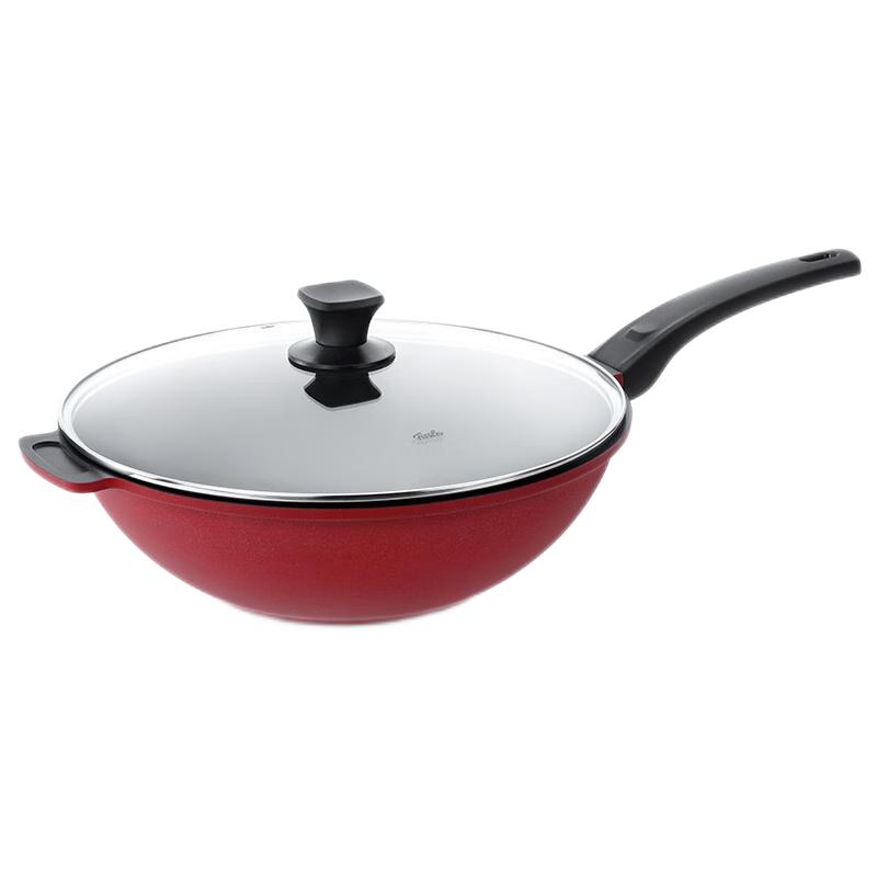 菲仕乐 食小色32CM不粘煎炒锅中式炒菜锅高清大图