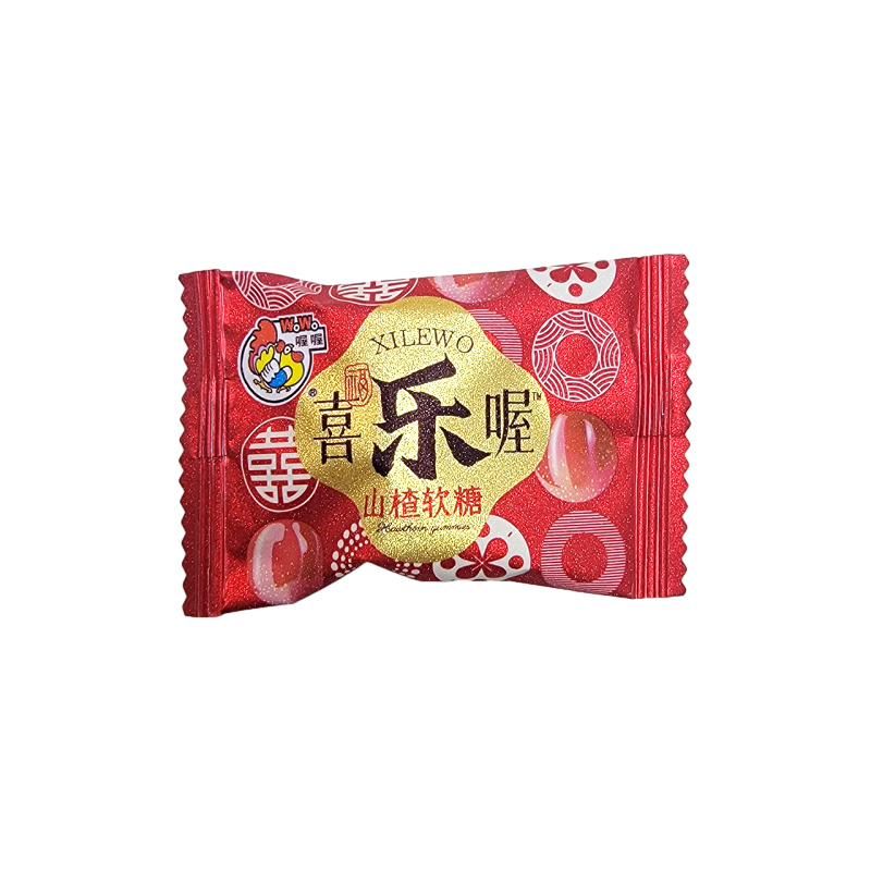 喔喔山楂软糖果散装250g婚庆结婚喜糖年货休闲零食品凝胶糖果高清大图