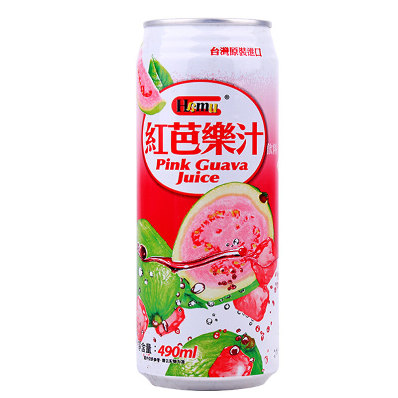 hamu红番石榴汁红芭乐汁饮料490ml