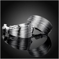 E005 Women silver plated earring 镀925纯银日韩时尚气质耳环女