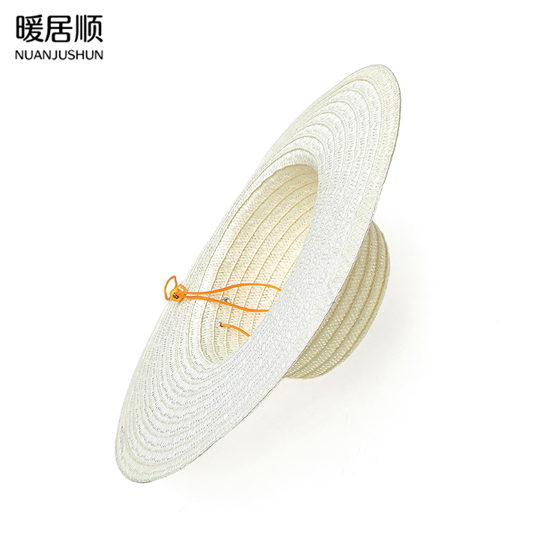 暖居顺 人造草编织草帽 42cm 顶高清大图
