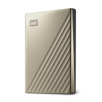 西部数据(WD)2T Type-C移动硬盘My Passport Ultra 2.5英寸金色WDBC3C0020BGD