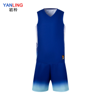 岩柃篮球服LQ24503 蓝色 XL
