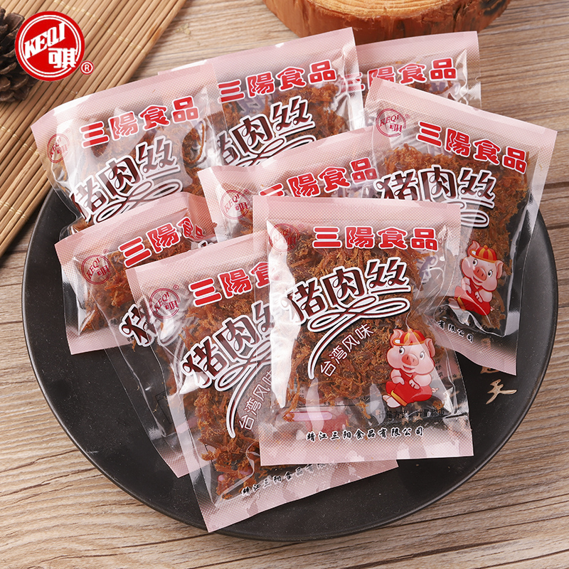 [可其_猪肉丝200g]猪肉干肉脯熟食肉类零食小吃靖江特产台湾风味办公室零食
