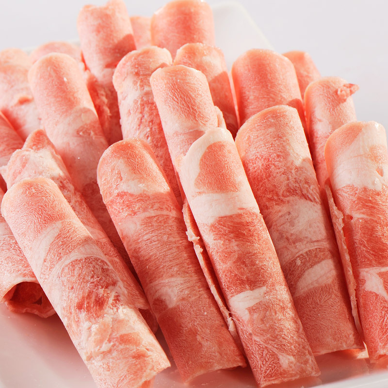 大庄园锡林郭勒盟草原羔羊肉卷300g*2袋加锡林郭勒盟草原羔羊脆口肉卷300g*2袋
