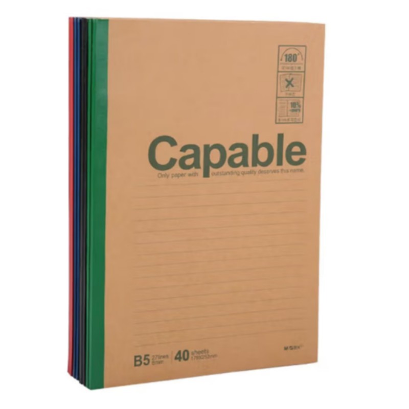 晨光(M&G)APYJP550 笔记本 Capable-B5无线装订本40页550-APYJP550 (8本/包) 2包