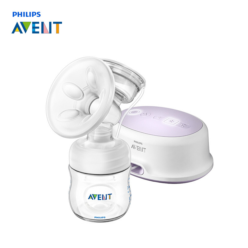 飞利浦 AVENT 吸奶器 新安怡自然原生单边电动吸乳器 舒适自然 干充两用 英国原装进口SCF332/01