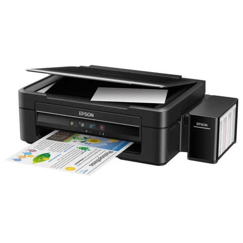 爱普生epsonl380彩色照片打印机墨仓式喷墨多功能一体机连供家用