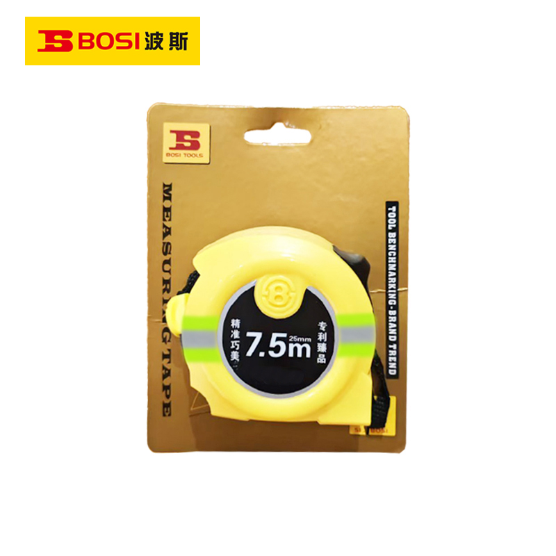 波斯(BOSI) 荧光系列钢卷尺 7.5×25mm公制 支高清大图