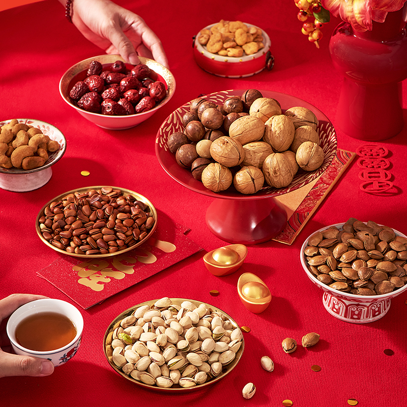 来伊份LYFEN 新春坚果礼盒年年有余D款高清大图
