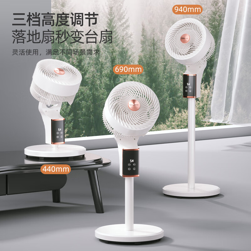 龙的(longde) 语音遥控空气循环扇高清大图
