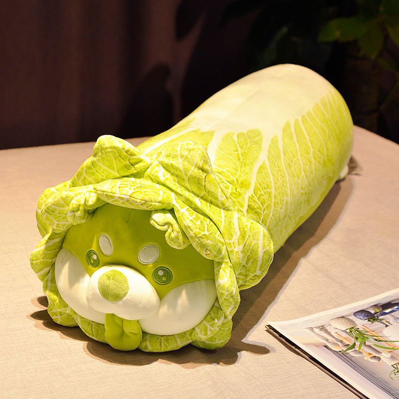 蹲姿菜狗公仔30厘米 官方正版 正版蔬菜精灵菜狗娃娃抱枕睡觉抱玩偶