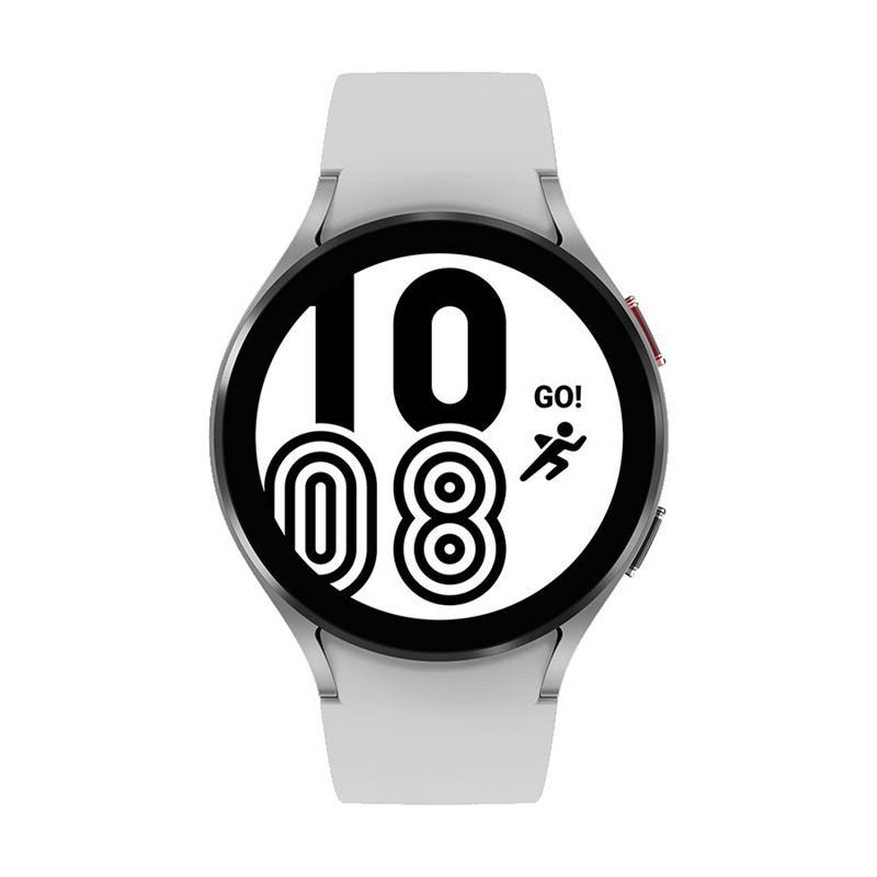 三星 Samsung Galaxy Watch4 运动智能手表 Wear OS 系统 蓝牙版通话 44mm 雪川银