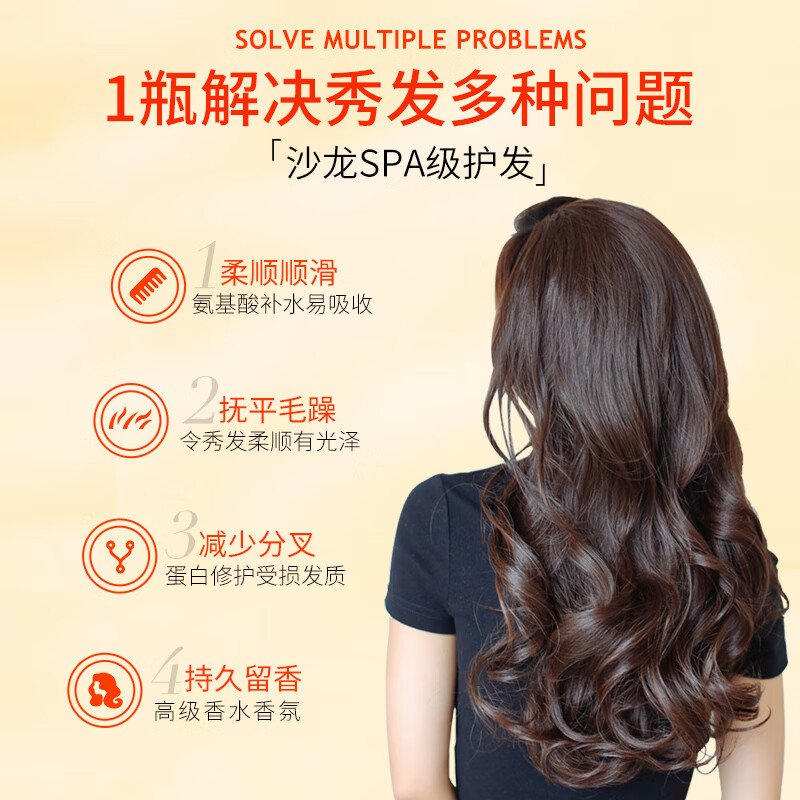 LK 氨基酸小麦胚芽蚕丝护发精华素750g高清大图