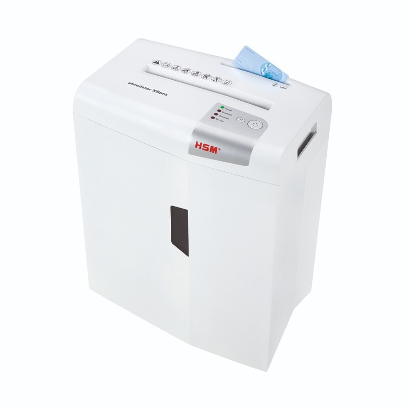 赫斯密(HSM))X6pro 小型家用和办公碎纸机德国5级保密碎光盘 碎纸机 20L 2*15mm