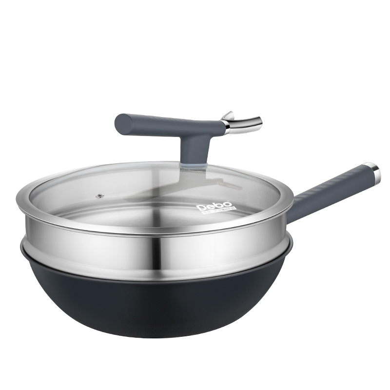 德铂(Debo) 帕拉格炒锅 32cm DEP-DS405(单位:个)