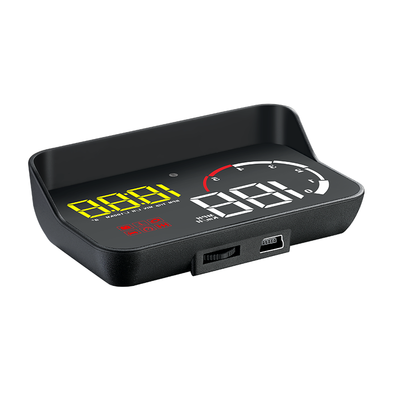 车萝卜(carrobot)车载hud抬头显示器 测速gps汽车时速数字投影仪 w1