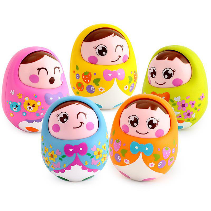 汇乐979点头不倒娃娃儿童带声不倒翁儿童玩具婴儿玩具01岁