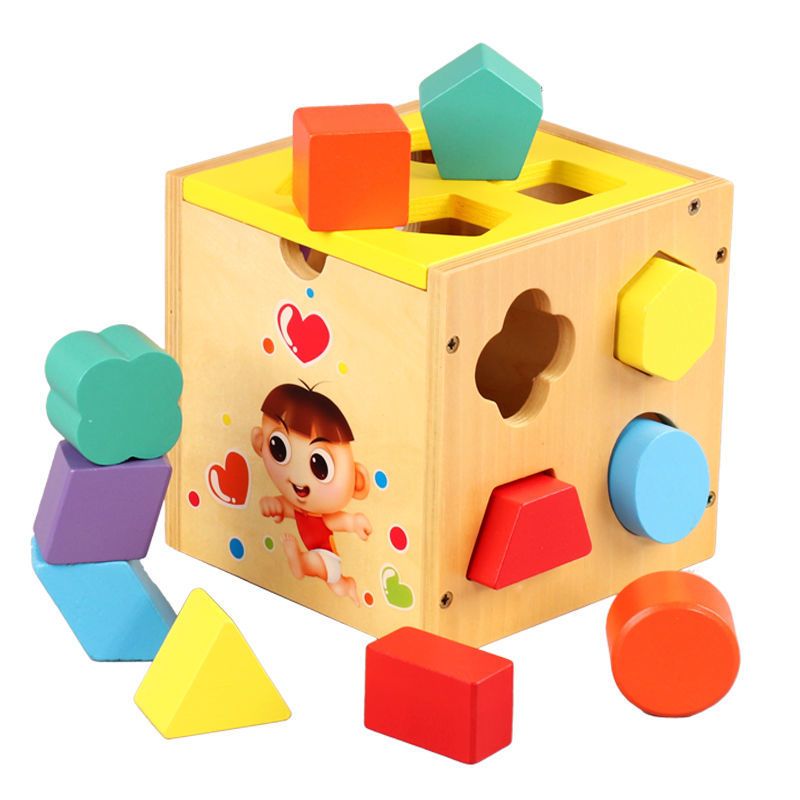 12岁半3男女孩宝宝积木拼装玩具益智力动脑儿童早教数字形状配对12岁