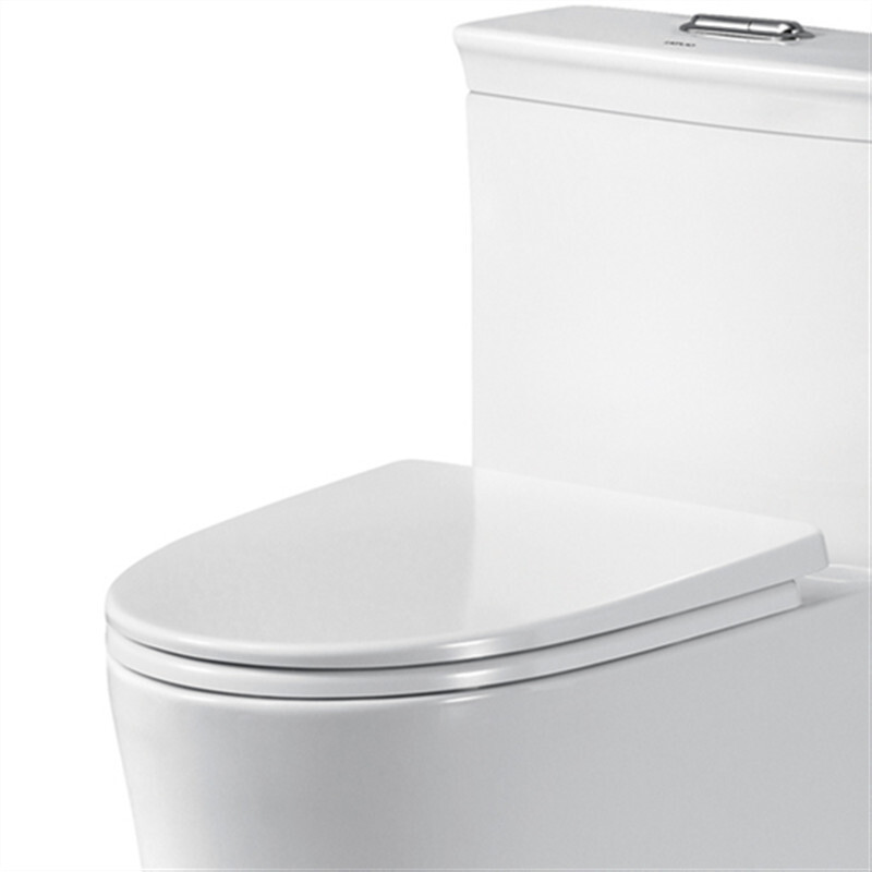 欧泰outai抽水马桶家用卫生间虹吸座便器陶瓷坐便器智洁釉脲醛盖板ot