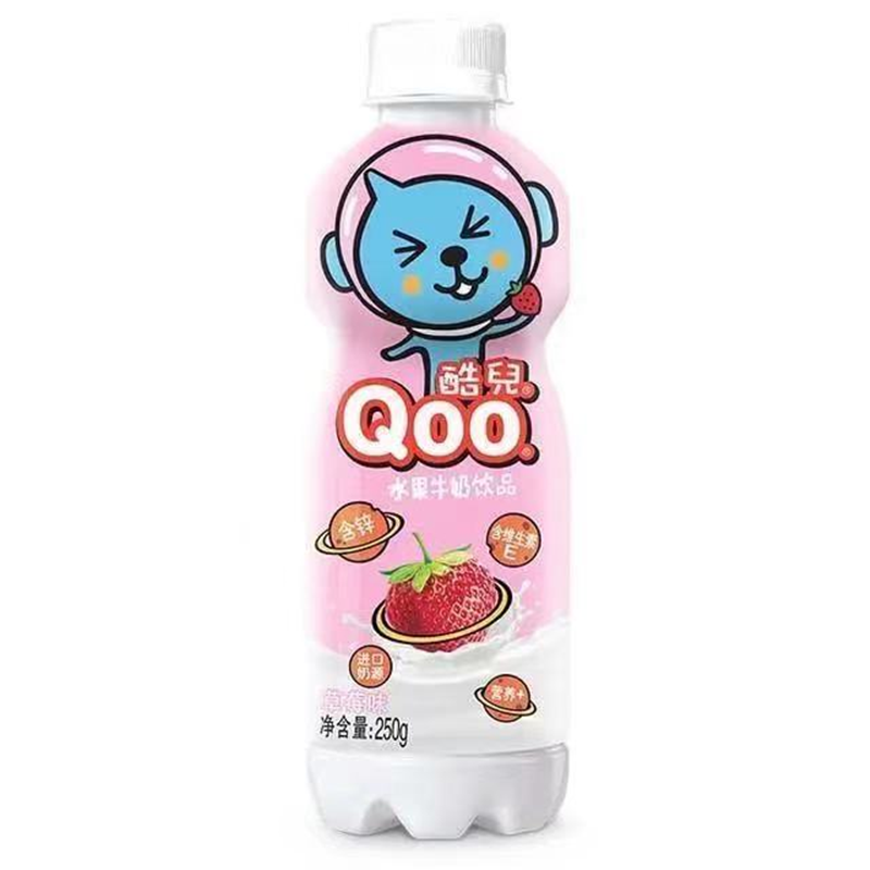 可口可乐酷儿果粒奶优250g视频