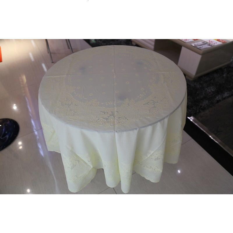 包邮pvc防水防油免洗加厚多款圆桌桌布塑料大圆形园形餐桌布台布