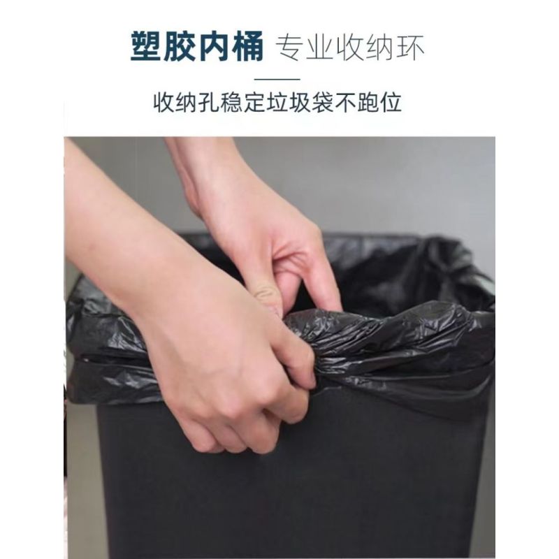 蔚岸单桶户外垃圾桶 不锈钢垃圾桶环卫室公园景区小区 环卫果皮果壳分类箱40*32*80cm/个