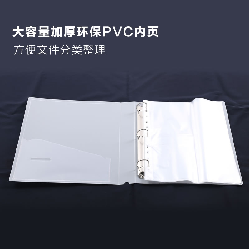 隆盛之星-中行授信档案内页-活页袋-加厚环保PVC透明材质-SXNY-A4文件管理2000页/箱高清大图