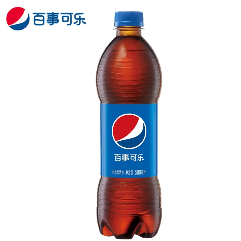 百事可乐 经典原味500ml/瓶 碳酸饮料 汽水饮品 解渴整箱 聚会