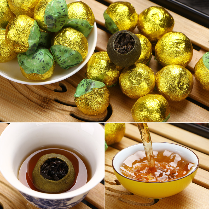 祥卿茶叶礼盒装小青柑熟茶普洱桔普茶节日春节过年送礼佳品高档