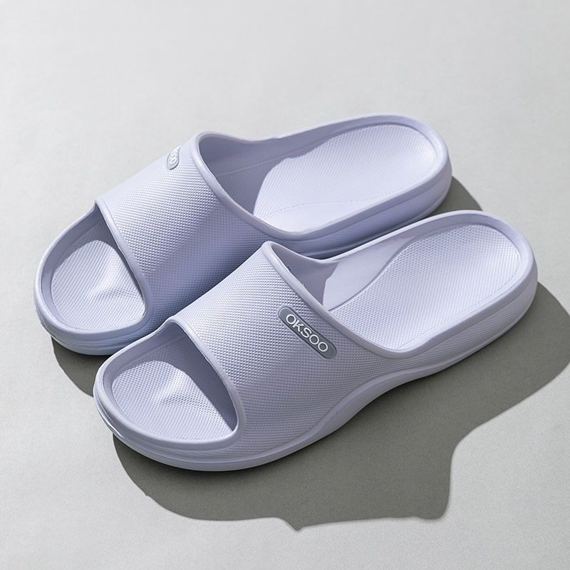 拖鞋男防滑洗澡室内夏浴室家用居家男士软底特大码厚底夏季凉拖鞋灰色