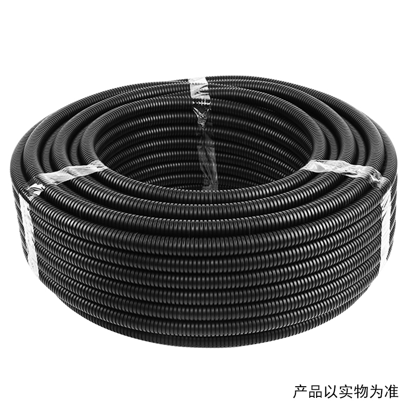 电线电缆保护套穿线软管 PE波纹管聚乙烯pe蛇皮管 塑料波纹管 AD21.2(100米）
