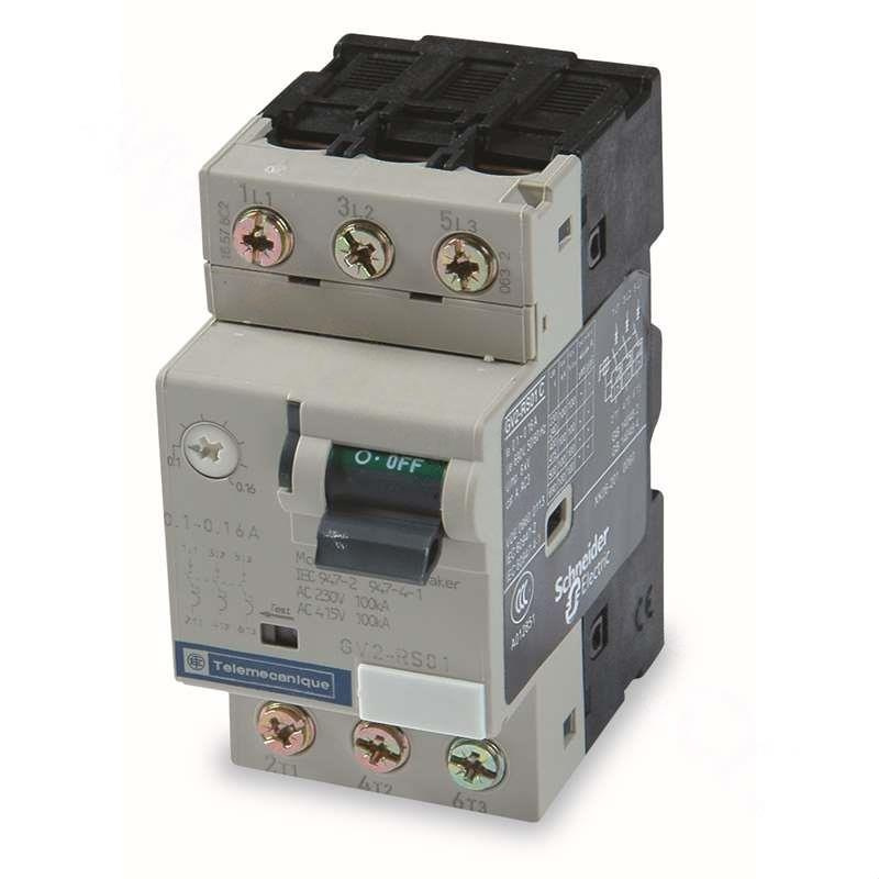 施耐德schneiderelectricgv2rs05c带热磁保护的电动机断路器gv2rs05c