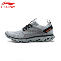 李宁LI-NING2018年男鞋跑步鞋透气防滑一体织慢跑鞋运动鞋跑步鞋