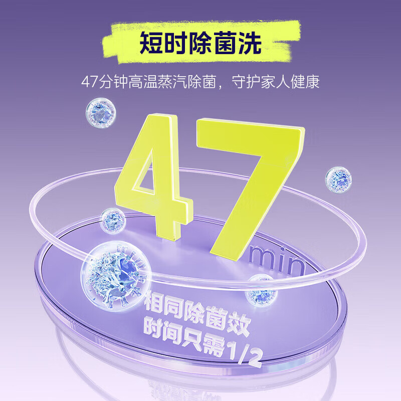 美的滚筒洗衣机全自动 10KG MG10V56T高清大图