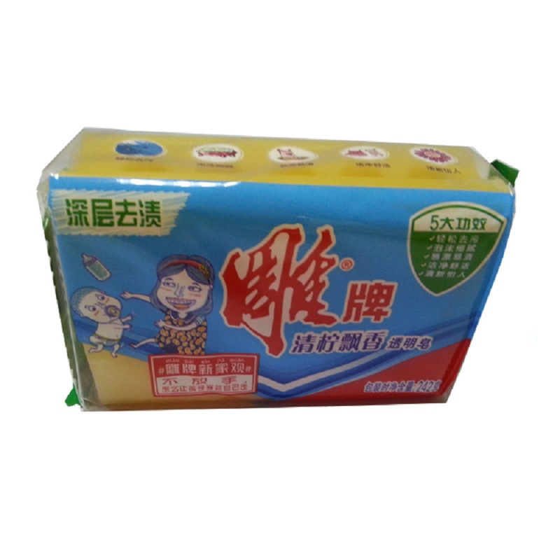 (HD)雕牌 清柠飘香 透明洗衣皂 242g (计价单位:块)