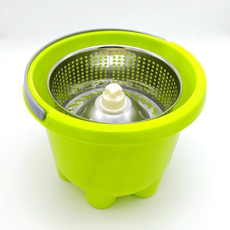 手压旋转拖把单独桶迷你小按压甩干桶墩布拖布脱水筒配件绿色不锈钢篮